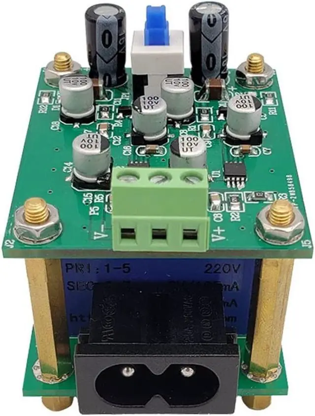 Main image of JUSTYAOFENG 220V to ±5V Dual Power Supply Module 1mW Ultra Low Ripple Linear Power Supply Power Amplifier