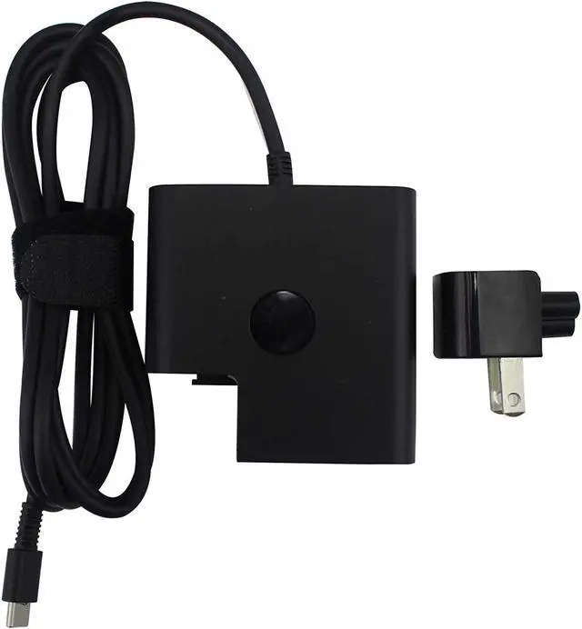 Main image of 65W USB-C Type-C Docking Station Laptop Charger for Dell XPS 13 9360 9365 9370 9333 9380 Inspiron 14 7437 Latitude 7390 2in1 7275 5175 5285 5290-2in1 Acer/Asus/Samsung/Chromebook Microsoft Adapter.