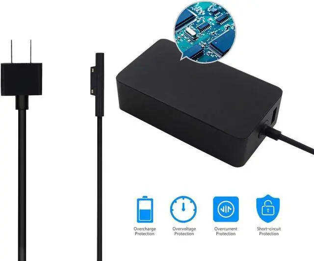 Alt view image 5 of 7 - Surface Pro 3 Charger Surface Pro 4 Charger, 36W 12V 2.58A Power Supply Compatible Microsoft Surface Pro 3 Surface Pro 4 i5 i7 Surface Pro 5 Surface Laptop Surface Go 3/2/1