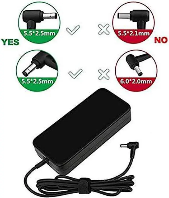 Alt view image 5 of 5 - 19.5V9.23A 180W Slim Ac Adapter Charger ADP-180EB D ADP-180MB F ADP-180HB D FA180PM111 for Asus ROG G750JM G751JM G750JS G75 G75VW G75VX GL502VT G750JW G750JM G750JX G751JL G751JM Ac Power Supply
