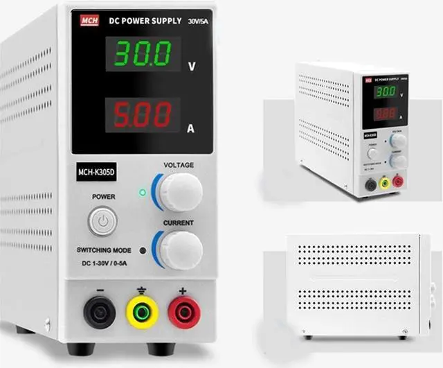 Alt view image 3 of 4 - SECJSKJ Dc Power Supply MCH-K305D Adjustable DC Power Supply 30V 5A Electronic Repair DC Experimental Power Supply Aging Test Dc Power Supply Adjustable (Size : 110V)