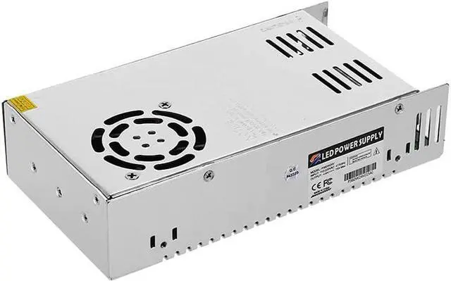 Alt view image 2 of 5 - Fesjoy Power Supply, DC 24V 15A 360W Universal Regulated Switching Power Supply for 3D Printer Ender-3 LED Strip Light Computer Project Home Appliance