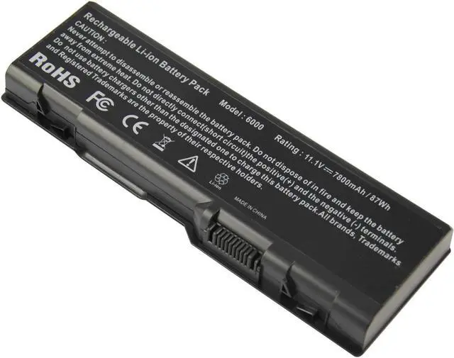 Alt view image 3 of 6 - Futurebatt 7800mAh Extended 9Cell Laptop Battery for DELL INSPIRON 6000 9200 9300 9400 E1705, XPS M170, XPS M1710, XPS Gen 2, Precision M6300, Precision M90, p/n 310-6321 310-6322 312-0339 D5318 U4873