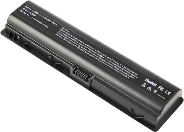 Alt view image 2 of 6 - Laptop Battery for HP Pavilion DV2000 DV2100 dv2200 dv2400 dv6000 dv6100 dv6300 dv6500 dv6700 Compaq Presario C700 Battery