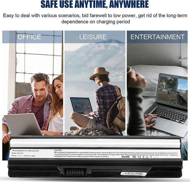 Alt view image 4 of 5 - ARyee BTY-S14 Laptop Battery Replacement for MSI GP60 GE60 CX61 GE620DX Series, Replace for GE60 GE70 CR41 CX61 CR70 BTY-S14 BTY-S15 GE60 GE70 CR41 CX61 CR70 CR650 FR400 FX420-11.1V 5200mAh