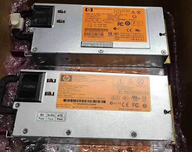 Main image of Utini DL380G6 Server Power DPS-750RB A 506822-101 506821-001 506822-101 511778-001 12V 62A 750W Switching Power Supply