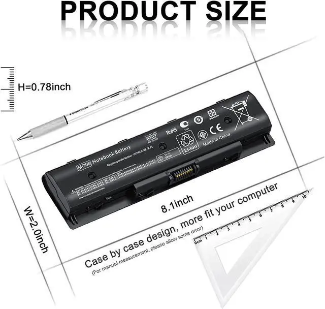 Alt view image 2 of 7 - MO06 MO09 Notebook Battery for HP Pavilion DV4-5000 DV6-7000 DV7-7000 DV7T-7000 671567-421 671567-831 672412-001 HSTNN-LB3P HSTNN-LB3N HSTNN-YB3N HP Laptop Battery - 12 Months Warranty