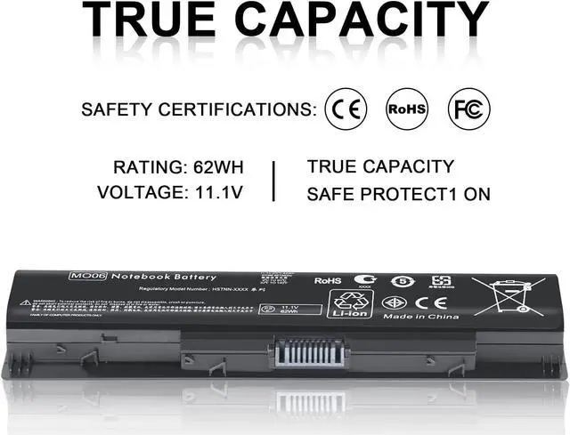 Alt view image 5 of 7 - MO06 MO09 Notebook Battery for HP Pavilion DV4-5000 DV6-7000 DV7-7000 DV7T-7000 671567-421 671567-831 672412-001 HSTNN-LB3P HSTNN-LB3N HSTNN-YB3N HP Laptop Battery - 12 Months Warranty