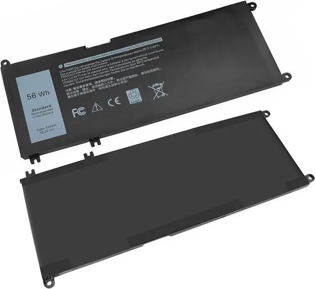 Alt view image 2 of 7 - Emanjor 56Wh 33YDH 15.2V Laptop Battery for Dell Inspiron 17 7000 7779 7773 7786 7778 2-in-1 15 7577 Latitude 3590 3580 3490 3380 G3 3579 3779 G5 5587 G7 7588 PVHT1 P30E P30E001 81PF3 081PF3 4 Cell