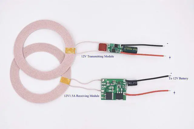 Main image of Taidacent 12V Power Supply 12V1.5A Lithium Battery Wireless Charging Module Wireless Power Supply Module (12V1.5A)