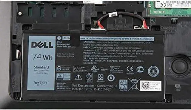 Alt view image 3 of 3 - DELL 357F9 74Wh 6-Cell Rechargeable Battery For DELL Inspiron 15 5000 Gaming 5576,5577 ,Inspiron 15 7000 Gaming 7557,7559,7566,7567 Laptops ,Alternant Part Number: 357F9 71JF4 0GFJ6 071FJ4 00GFJ6 P65F