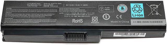 Alt view image 4 of 6 - PA3817U-1BRS Battery Compatible with Toshiba Satellite L755 L755D L775 L775D L745 L750 C655 C675 L645 L645D L655 L655D L675 L675D Laptop M645 P745 P755 P755 P775 A655
