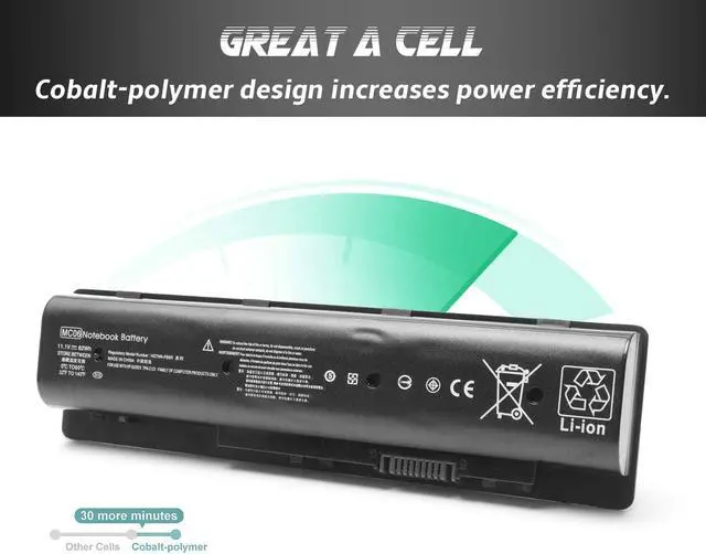 Alt view image 3 of 7 - BatteryMon MC06 Laptop Battery for HP Envy M7-N000 M7-N100 15-AE100 17-N000 17-R000 M7-n109d M7-n011dx Notebook, P/N: MC06062 N2L86AA TPN-C123 HSTNN-PB6L 804073-851 805095-001 806953-851