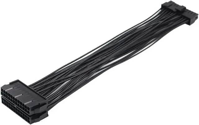 Alt view image 3 of 6 - WWWFZS 24 Pin 2-Way Dual PSU Power Supply Starting Cable for ATX Motherboard (30cm) for Mining(Color:3 PSU Cable)