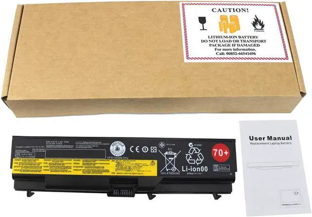 Alt view image 7 of 7 - T430 Battery for Lenovo Thinkpad 70+ T410 T420 T510 T520 T530 T530I SL410 SL510 E420 E520 W510 W520 W530 45N1001 42T4733 42T4751 42T4752 42T4753 45N1000 42T4731 42T4235 42T4757 42T4755