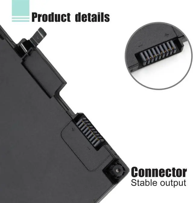 Alt view image 3 of 7 - BOWEIRUI Replacement Laptop Battery for Hp TA03XL (11.55V 51Wh) EliteBook 755 G4 840 G4 848 G4 850 Series HSTNN-IB7L 854047-1C1 854108-850 996QA101H TA03051XL HSTNN-172C-4 HSTNN-175C-5 HSTNN-I72C-4