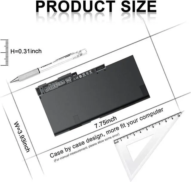 Alt view image 2 of 7 - CM03 CM03XL Notebook Battery for HP EliteBook 840 845 850 855 740 745 750 755 G1 G2 Series Laptop fits CO06 CO06XL Battery Spare 716724-421 717376-001 CM03050XL CM03050XL-PL