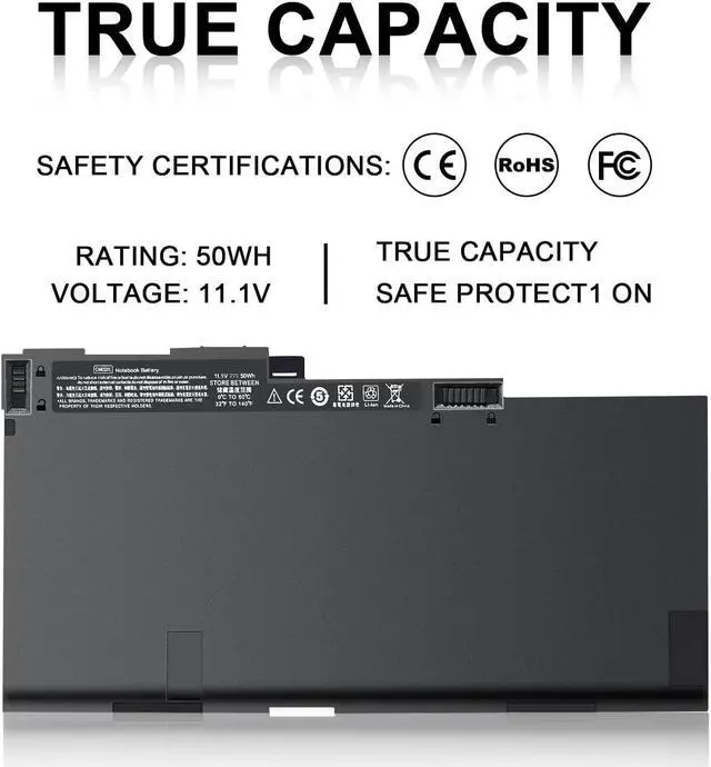 Alt view image 5 of 7 - CM03 CM03XL Notebook Battery for HP EliteBook 840 845 850 855 740 745 750 755 G1 G2 Series Laptop fits CO06 CO06XL Battery Spare 716724-421 717376-001 CM03050XL CM03050XL-PL