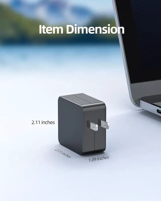 Alt view image 5 of 7 - 33W AC Charger Fit for Asus E510MA E510M E510 E210MA E210M E210 E510MA-RS06 Laptop Portable 7.5Ft Power Supply Adapter Cord