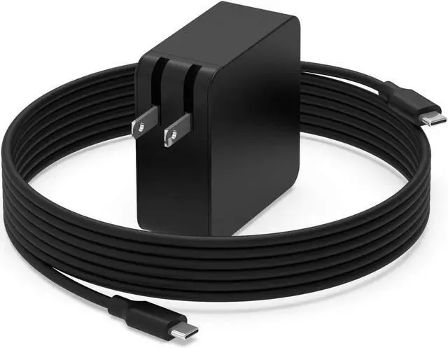 Main image of 65W Type C AC Charger Fit for Samsung Galaxy Book Pro 360 NP950QDB NP930QDB NP935QDC Galaxy Book Pro NP950XDB NP930XDB 15.6 13.3 KA1US KA2US KB1US KE1US KE2US KD1US Laptop Power Supply Adapter Cord