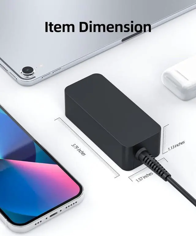 Alt view image 5 of 7 - 33W AC Charger Fit for Asus Imaginebook MJ401TA MJ401T MJ401 Vivobook L203MA L203M L203 Laptop Power Supply Adapter Cord