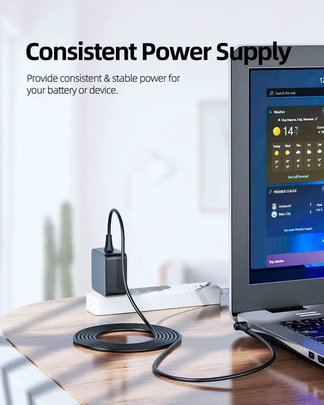 Alt view image 6 of 6 - 65W Charger Fit for Asus Vivobook Pro 14 16 X1402ZA X1402Z X1402 S1605 S1605P S1605PA S1605V S1605VA S3500 S3500Q S3500QC S1605PA-MB149W S1605VA-MB158W S3500QC-L1295W Laptop Power Supply Adapter Cord