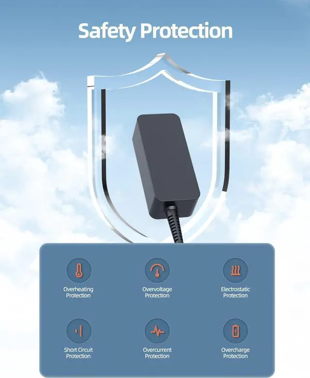 Alt view image 2 of 7 - AC Charger Fit for Asus Q505UA Q505U Q505 Q505UA-BI5T7 Laptop Power Supply Adapter Cord