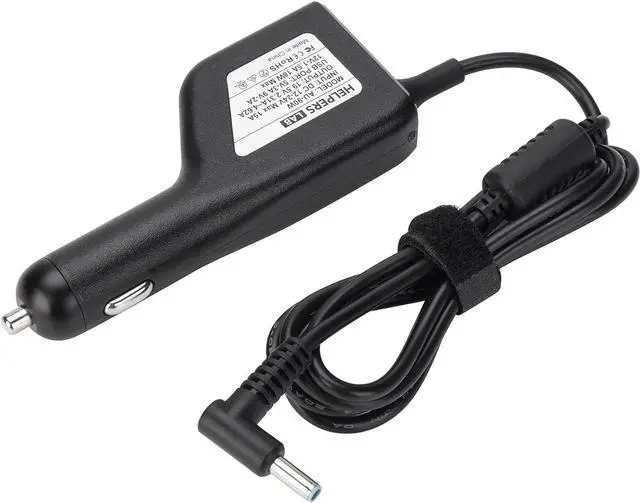 Alt view image 7 of 7 - 19.5V 3.33A 65W Blue Tip Car Adapter Charger with USB QC3.0 Compatible for HP Laptop Envy4 Envy6 EliteBook TouchSmart Folio Pavilion Stream Spectre Zbook chromebook Power Supply