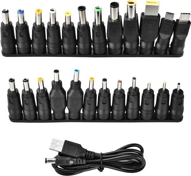 Universal 5V DC Power Cable, USB to DC 5.5x2.1mm Plug Charging