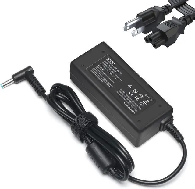 Main image of 19.5V 2.31A 45W Ac Adapter/Laptop Charger/Power Supply for HP 15-BS000 17-BS000: 15-bs168cl 15-bs010ds 15-bs013dx 15-bs060wm 15-bs192od 15-bs033cl 15-bs095ms 15-bs015dx 15-bs020wm 17-bs049dx