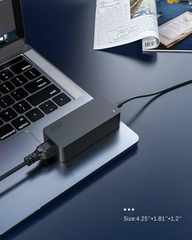 Alt view image 5 of 7 - 65W AC USB C Charger (UL Certified Safety) Fit for  500w 300w 100w Yoga Gen 3 4 Laptop