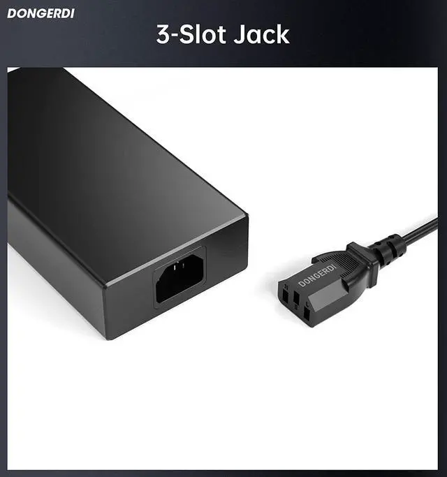 Alt view image 3 of 7 - 230W Charger Fit for MSI GS66 GS76 GS75 GS65 Stealth Power Supply, MSI Chicony A17-230P1A A12-230P1A P65 P75 AC Adapter