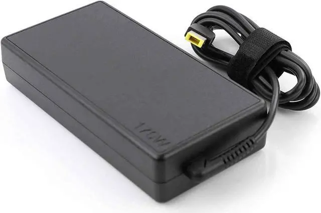 Alt view image 4 of 4 - 170W Square Yellow Tip Charger for Lenovo Gaming LOQ 16IRH8 82XW Laptop Power Supply Adapter Cord