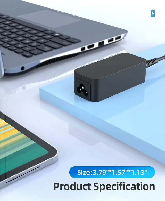 Alt view image 5 of 7 - 45W USB C AC Charger Compatible with Lenovo ADLX45YLC2D ADLX45YLC3D ADLX45YDC2D ADLX45YCC2D ADLX45YLC3A ADLX45YCC2A ADLX45YDC3D ADLX45UDCG2A ADLX45UDCU2A ADLX45ULCU2A ADLX45YDC3A ADLX45YDC2A Laptop
