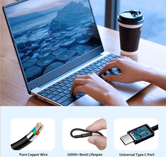 Alt view image 2 of 7 - 65W 45W USB C Laptop Charger Compatible with Asus Chromebook/ZenBook/Transformer/ExpertBook/Vivobook Wall Charger Type C Power Adapter
