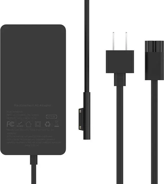 Main image of 127W Charger for Microsoft Surface Book 3, Compatible with 102W Surface Book 2, 1, Surface Laptop Studio 2, 1, Windows Surface Pro/Laptop/Go, 10FT Super Long Cable with Powerful Magnetic Plug and LED