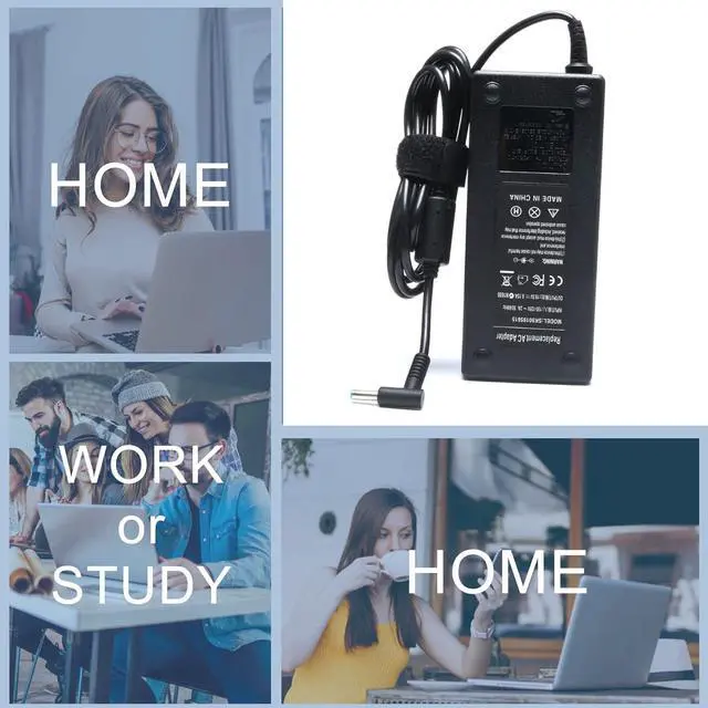 Alt view image 5 of 5 - 120W Charger Compatible for USB-C Dock G5 Power Cord L41856-001 for HP Dock G5 5TW10UT 5TW10AA 5TW10AA#ABB 5TW10UT#ABA USB-C/A Universal Dock G2 5TW13AA HP Docking Station 19.5V 6.15A AC