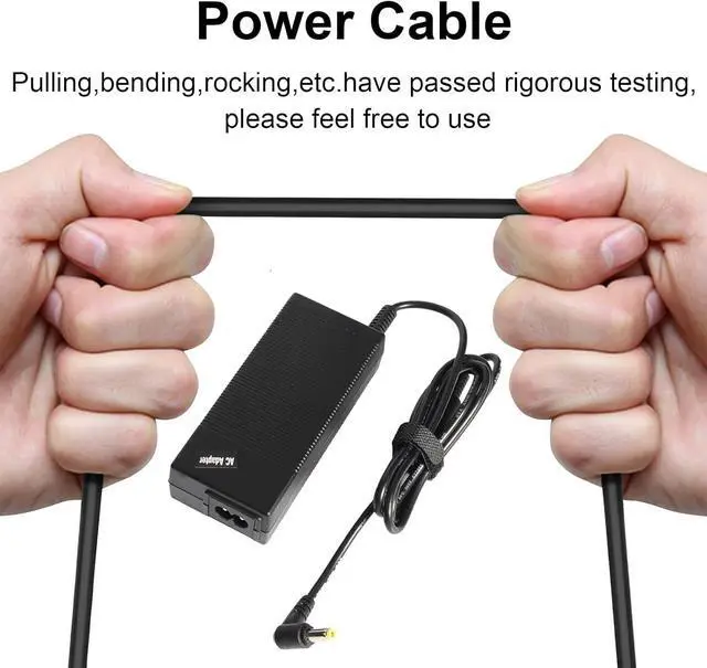 Alt view image 6 of 6 - AC Charger for Panasonic Toughbook CF-52 CF-53 CF-53A CF-54 CF-74 CF-C1 CF-H1 CF-F9 CF-S10 CF-19