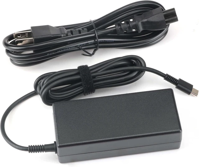 Alt view image 2 of 7 - 65W 45W Chromebook Charger USB C Laptop Charger