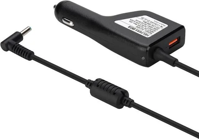 Alt view image 7 of 7 - Laptop Car Charger for HP Stream 11 13 14; HP Pavilion 11 13 15 X2; HP Split 13 X2; HP Elitebook Folio 1040 G1 ; HP X360 11;HP ProBook 11 430; Blue Tip 19.5V 4.62A 3.33A 2.31A 90W 65W 45W