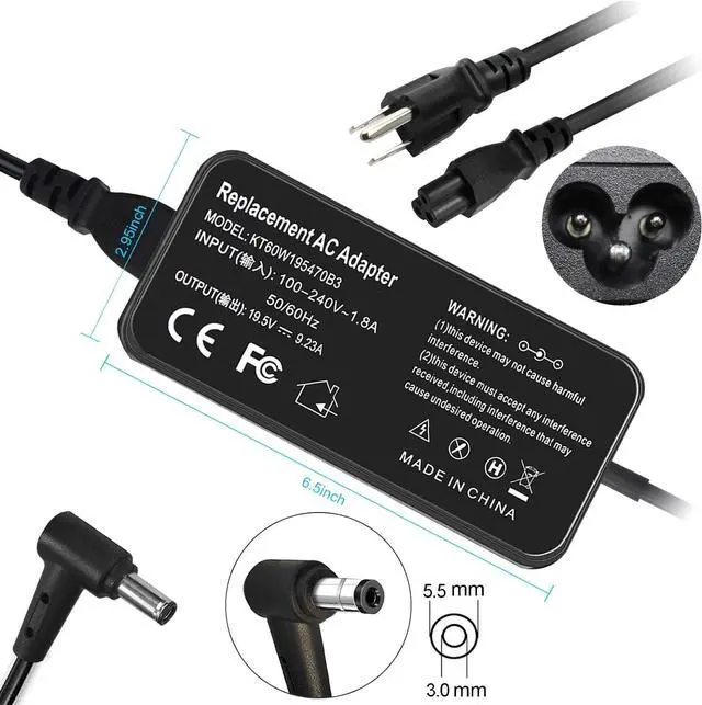Alt view image 3 of 7 - 180W AC Adapter Laptop Charger for ASUS Rog Zephyrus G14 G15 Power Supply Cord ADP-180TB H, FX505 GA502 GA503 GA401 FX705 GU501 GX501 W700 W730 GL703VD GL504 GA503QR GA502DU FX705DY GA401IV FX505G