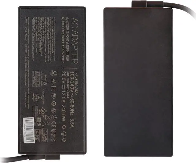 Alt view image 2 of 7 - ZZZ New Compatible with ASUS ADP-240EB B 20V 12A 240W 6.0 x 3.7mm AC Adapter Notebook Charger ROG 15 GX550LXS RTX2080 Laptop Power Supply, AD065G2Uz