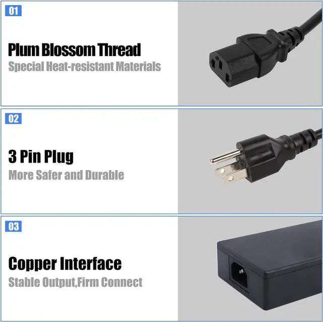 Alt view image 7 of 7 - ZZZ New Compatible with ASUS ADP-240EB B 20V 12A 240W 6.0 x 3.7mm AC Adapter Notebook Charger ROG 15 GX550LXS RTX2080 Laptop Power Supply, AD065G2Uz