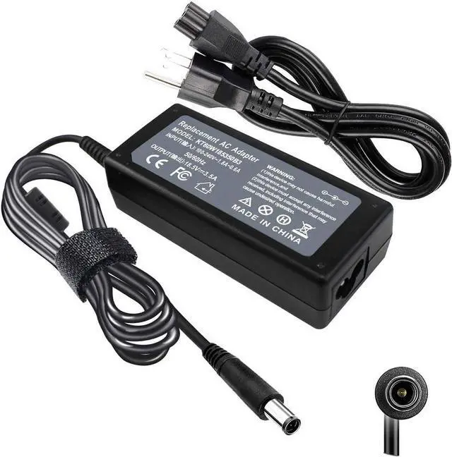 Main image of 18.5V 3.5A 65W AC Adapter Charger Compatible with HP Pavilion G4 G6 G7 G32 G42 G56 G60 G61 G62 G71 G72 DV3 DV4 DV5 DV6 DV7 DM4 M6 M7 Series Compaq Presario CQ56 CQ57 CQ58 CQ62 CQ61 CQ60 Power Supply