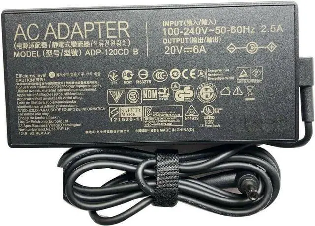Main image of XUANKE 20V 6A 120W AC Adapter Charger Compatible for ASUS ZenBook UX534F UX534FT Q546FD Q546F Q537FD Q537F Q547FD Q547F K570Z K570ZD K570U K570UD Q506f Q536F Q526F Laptop