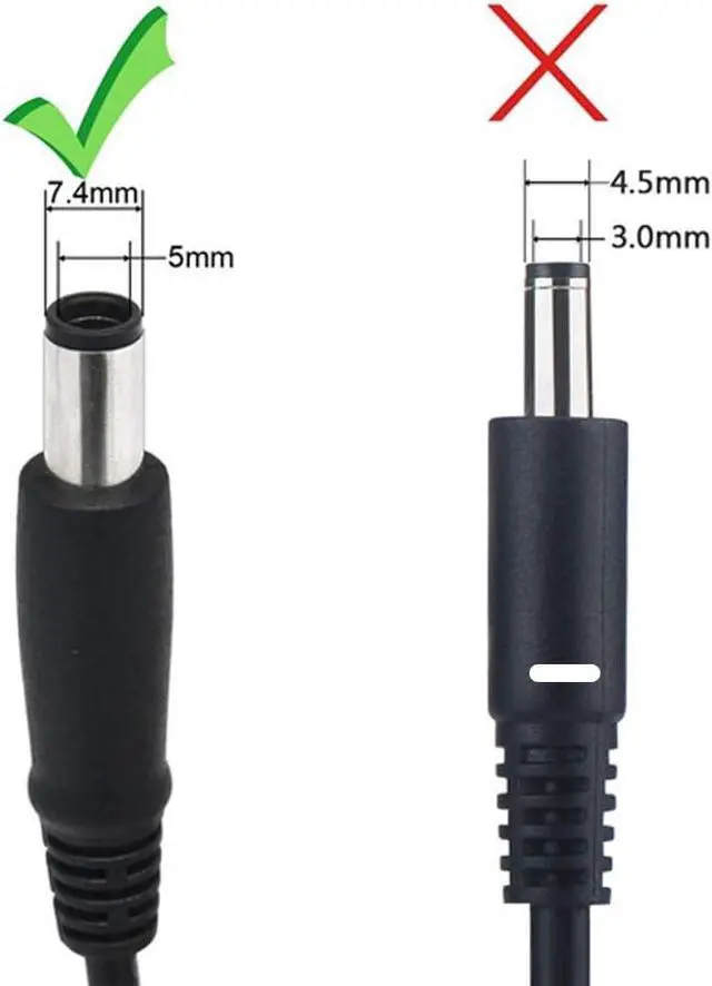 Alt view image 2 of 7 - Power Supply Car Adapter Charger for DELL Latitude XPS Precision Vostro Adamo Studio Inspiron 19.5V 3.34A 4.62A 65W 90W with 18W USB QC3.0