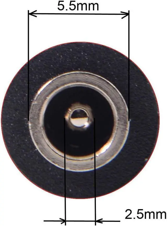 Alt view image 3 of 7 - DC Jack 5.5x2.5mm Input to USB-C Type-C Device 5V/9V/15V/20V Straight Type Plug Power PD 65W Charge Adapter Emulator Trigger Compatible with Laptop Phone