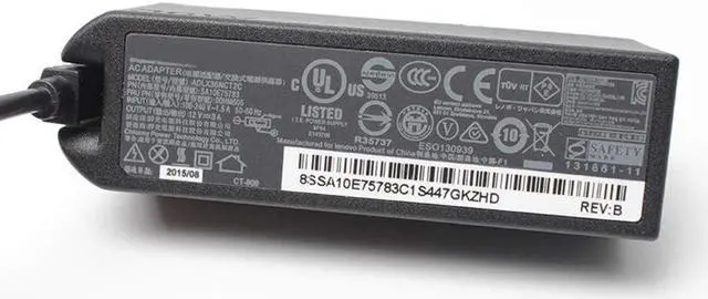 Alt view image 3 of 6 - Original 36W 12V 3A AC Adapter Charger Compatible for Lenovo ThinkPad 10 Helix 20CG 20CH