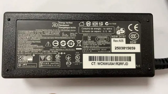 Alt view image 2 of 2 - Genuine New 15V 1.33A 20W HP Envy x2 11-G003TU Tablet pc Charger for hp 15V1.33A TPN-P104
