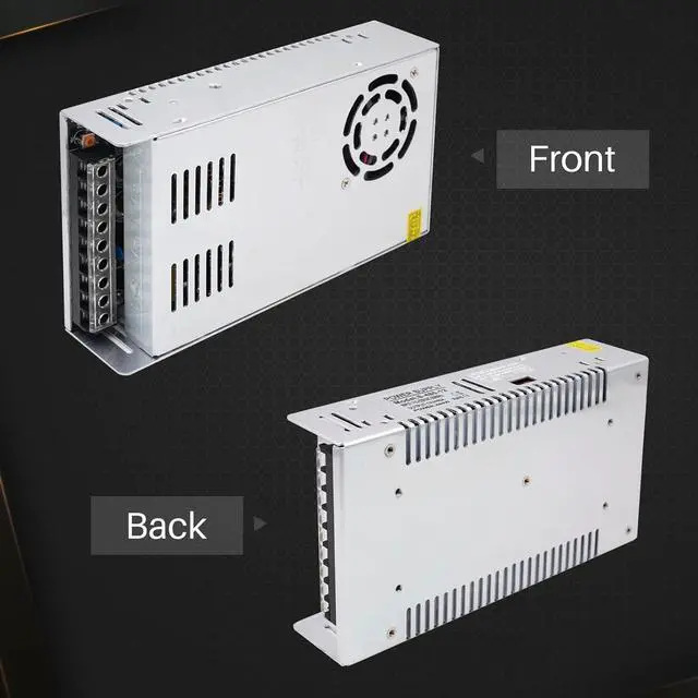 Alt view image 7 of 7 - NAOEDEAH 12v Power Supply Ac Adapter Ac/Dc Power Supply 110v to 12v Ac to Dc 50a Converter Switching Universal 12 Volt 480w 600w 1000 Watt Power Supply for CCTV Camera 1000w Driver (12v 480w)